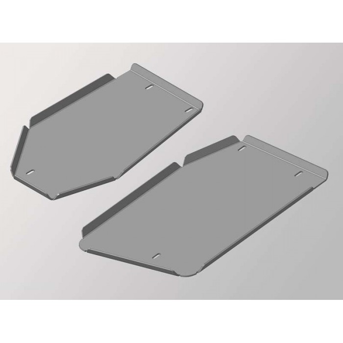 Защита бака ТСС алюминий 4 мм для Skoda Yeti 2014-2018 артикул ZKTCC00141