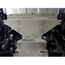 Защита радиатора алюминий 4 мм для Kia Mohave 2016-2020