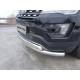 Накладка решётки радиатора нижняя лист для Ford Explorer 2015-2017 артикул FOREXPL16-02