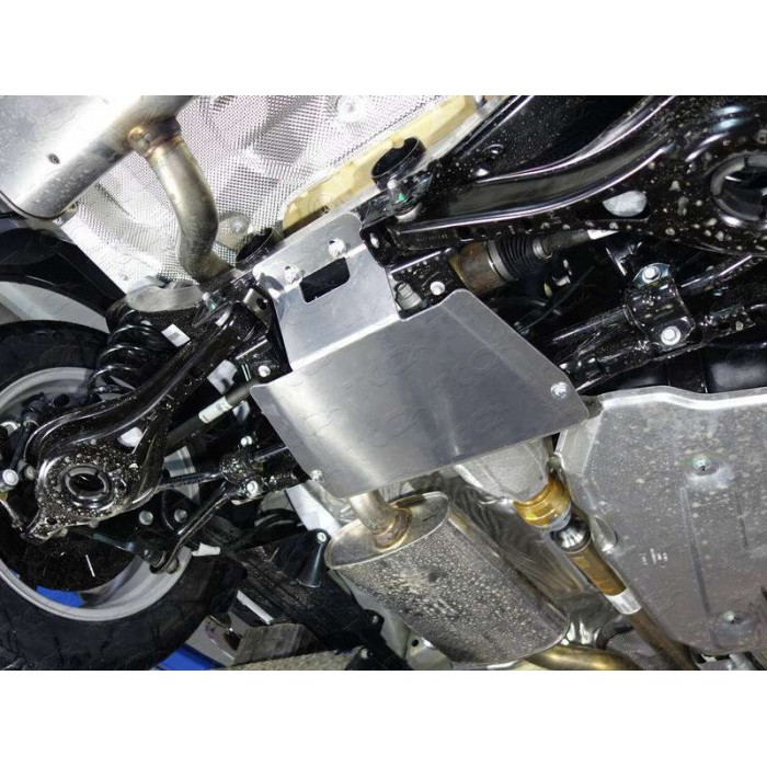 Защита заднего редуктора ТСС алюминий для Ford Kuga 2013-2019 артикул ZKTCC00218