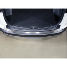 Накладка на задний бампер лист шлифованный для Honda CR-V 2017-2022