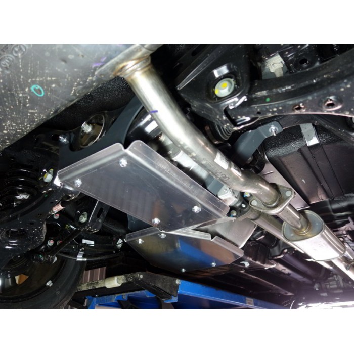 Защиты комплект алюминий 4 мм картер и кпп, дифференциал, бак  для Hyundai ix35 2014-2015 артикул ZKTCC00234K