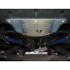 Защиты комплект алюминий 4 мм картер и КПП, дифференциал, бак для Hyundai Santa Fe 2018-2020 артикул ZKTCC00376K