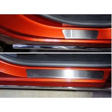 Накладки на пороги лист шлифованный для Lada XRay 2016-2022