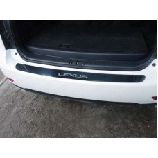 Накладка на задний бампер зеркальный лист надпись Lexus для Lexus RX-270/350/450 2009-2015