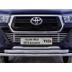 Защита передняя двойная 60-60 мм для Toyota Hilux Exclusive 2018-2020 артикул TOYHILUXEXC18-07