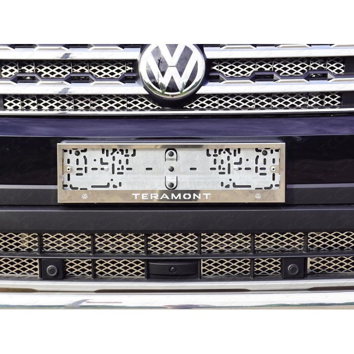 Рамка номерного знака (комплект) для Volkswagen Teramont 2018-2023 артикул VWTER-01RN