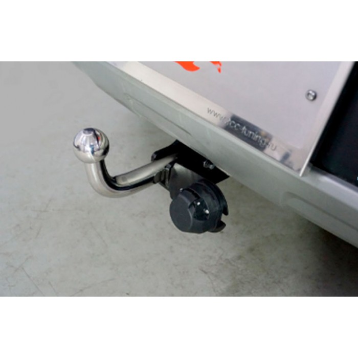 Фаркоп оцинкованный, шар A нержавеющий для Hyundai Santa Fe Grand 2014-2018 артикул TCU00002N