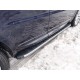 Пороги алюминиевые ТСС с накладкой для Range Rover Sport 2013-2022 артикул LRRRSP15-07AL