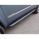 Пороги алюминиевые ТСС с накладкой серые для Cadillac Escalade 2015-2023 артикул CADESC15-14GR