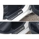 Накладки на пороги внутренние зеркальный лист для Hyundai i40 2011-2019 артикул HYUNI4016-10