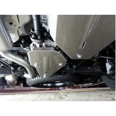 Защиты комплект алюминий 4 мм картер и кпп, дифференциал, бак для Hyundai Santa Fe 2012-2015