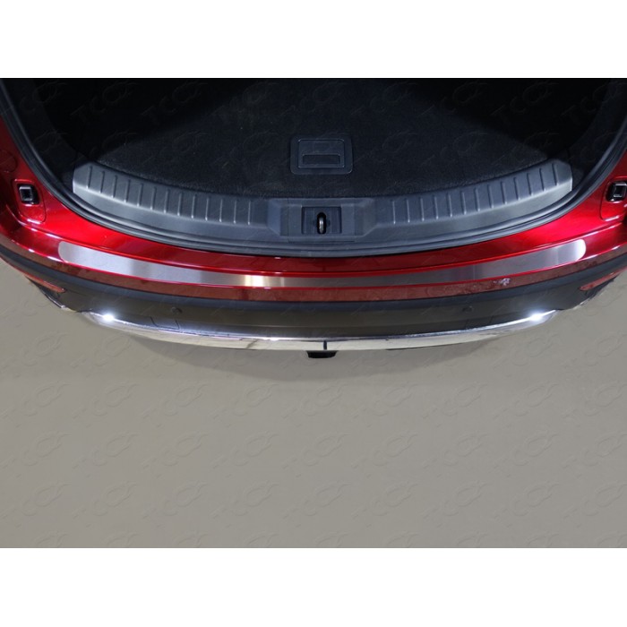 Накладка на задний бампер лист шлифованный для Mazda CX-9 2017-2023 артикул MAZCX917-06