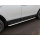 Пороги с площадкой алюминиевый лист 60 мм для Toyota RAV4 2015-2019 артикул TOYRAV15-16