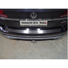 Накладка на задний бампер лист шлифованный для Volkswagen Teramont 2018-2022