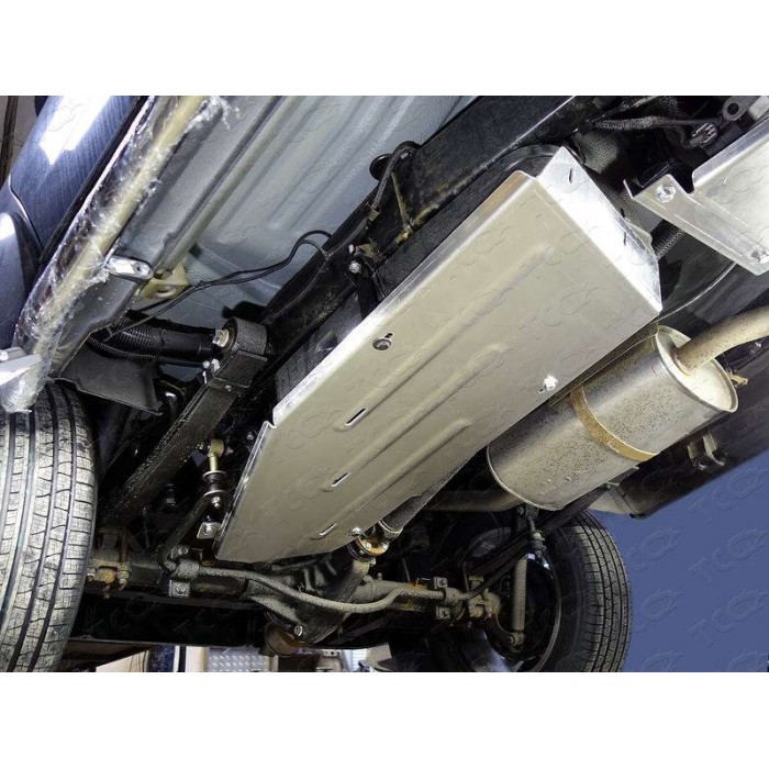 Защита бака ТСС алюминий 4 мм двигатель 2,7 для УАЗ Патриот 2015-2023 артикул ZKTCC00214