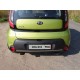 Декоративный глушитель 120-60 мм для Kia Soul 2014-2024 артикул KIASOUL14-16