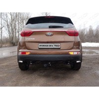 Защита задняя уголки 42 мм для Kia Sportage 2016-2018
