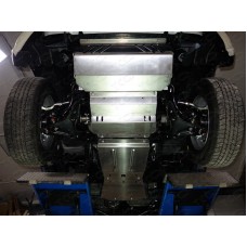 Защита радиатора ТСС алюминий 4 мм для Mitsubishi L200/Pajero Sport/Fiat Fullback 2015-2020
