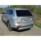 Защита заднего бампера центральная 60 мм для Mitsubishi Outlander 2014-2015 артикул MITOUT14-12