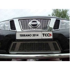 Накладка решётки радиатора верхняя лист для Nissan Terrano 2014-2022
