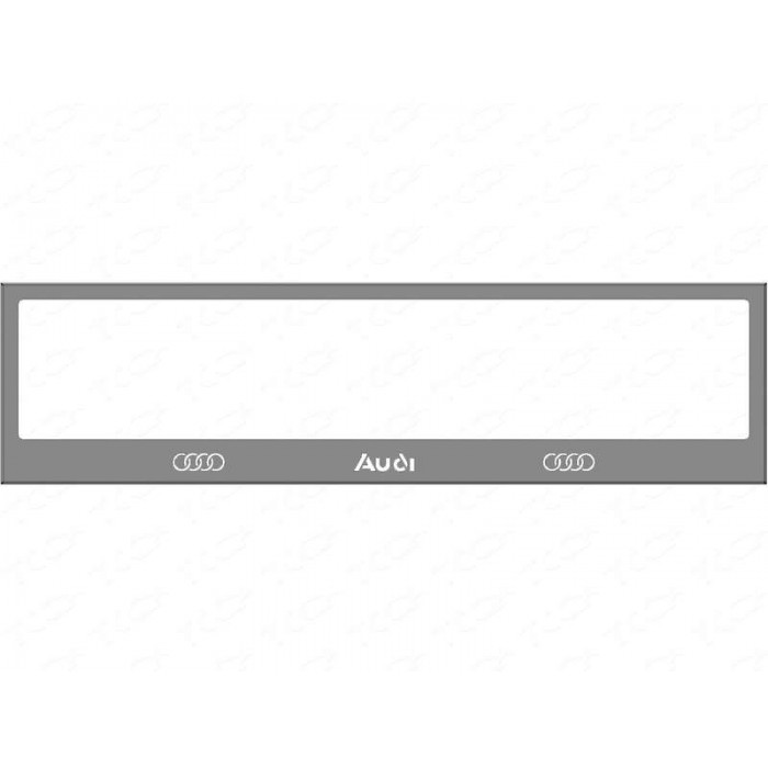 Рамка номерного знака комплект для Audi Любые артикул RN1AUDI