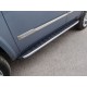 Пороги алюминиевые ТСС с накладкой серебристые для Cadillac Escalade 2015-2023 артикул CADESC15-14SL