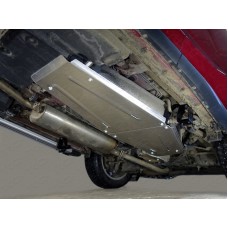 Защиты комплект алюминий 4 мм картер и КПП, бак, дифференциал для Lexus NX-200/300h 2014-2023