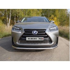 Защита переднего бампера 60 мм для Lexus NX-200 2014-2017