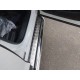 Пороги с площадкой алюминиевый лист 75х42 мм для Mazda CX-5 2018-2023 артикул MAZCX517-23