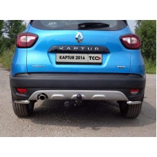 Защита задняя уголки 42 мм для Renault Kaptur 2016-2023