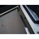 Пороги овальные с накладкой 75х42 мм для Subaru Forester SK 2018-2023 артикул SUBFOR18-23