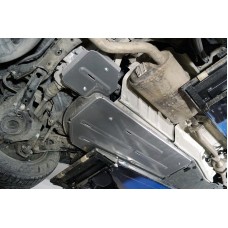 Защита бака, алюминий 4 мм для Toyota Highlander 2020-2023