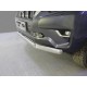 Защита передняя овальная 75х42 мм для Toyota Land Cruiser Prado 150 2017-2020 артикул TOYLC15017-15