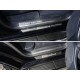 Накладки на пороги шлифованный лист надпись Executive 4 штуки для Toyota Land Cruiser 200 Executive 2016-2021 артикул TOYLC200EX16-18
