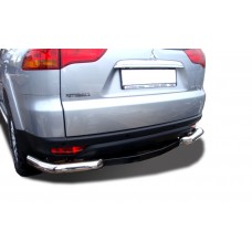 Защита задняя уголки 76 мм для Mitsubishi Pajero Sport 2008-2016