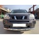 Защита передняя двойная с перемычками 60-42 мм для Nissan X-Trail 2007-2011