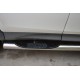 Пороги труба с проступью 76 мм для Toyota RAV4 2013-2015