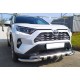 Защита передняя Shark с двумя подгибами 60 мм для Toyota RAV4 2019-2024