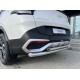 Защита заднего бампера двойная 60-42 мм комплектация GT-Line для Kia Sportage 2021-2023