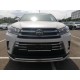 Защита передняя двойная 60-42 мм для Toyota Highlander 2017-2019