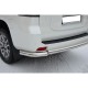 Защита заднего бампера с уголками 76 мм для Toyota Land Cruiser Prado 150 2013-2017