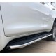 Защита штатных порогов сбоку 42 мм для Toyota Land Cruiser Prado 150 Style 2017-2020