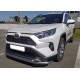 Защита передняя двойная с двумя подгибами 60-42 мм для Toyota RAV4 2019-2024