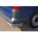 Защита задняя двойные уголки 60-42 мм для Volkswagen Caravelle 2009-2015