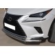 Защита передняя двойная 60-42 мм для Lexus NX 2017-2021