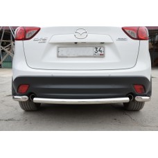 Защита заднего бампера 60 мм для Mazda CX-5 2015-2017