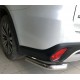 Защита задняя уголки 60 мм для Mitsubishi Outlander 2018-2023