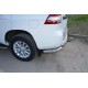 Защита задняя уголки малые 76 мм для Toyota Land Cruiser Prado 150 2009-2013