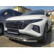 Защита переднего бампера с перемычками 60-42 мм для Hyundai Tucson 2021-2023